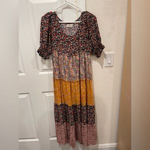 Natural Life Patchwork Dress